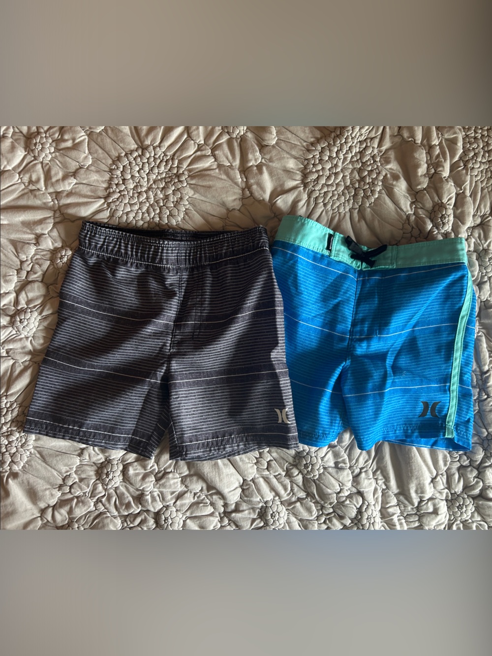 Hurley Boys Swim Shorts Set - Blue and Black